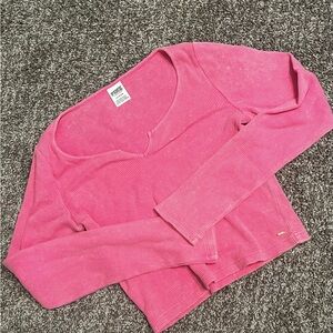 VS PINK CROP TOP SWEATER